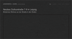 Desktop Screenshot of lm-architektur.de